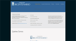 Desktop Screenshot of fundacionbicentenario.org
